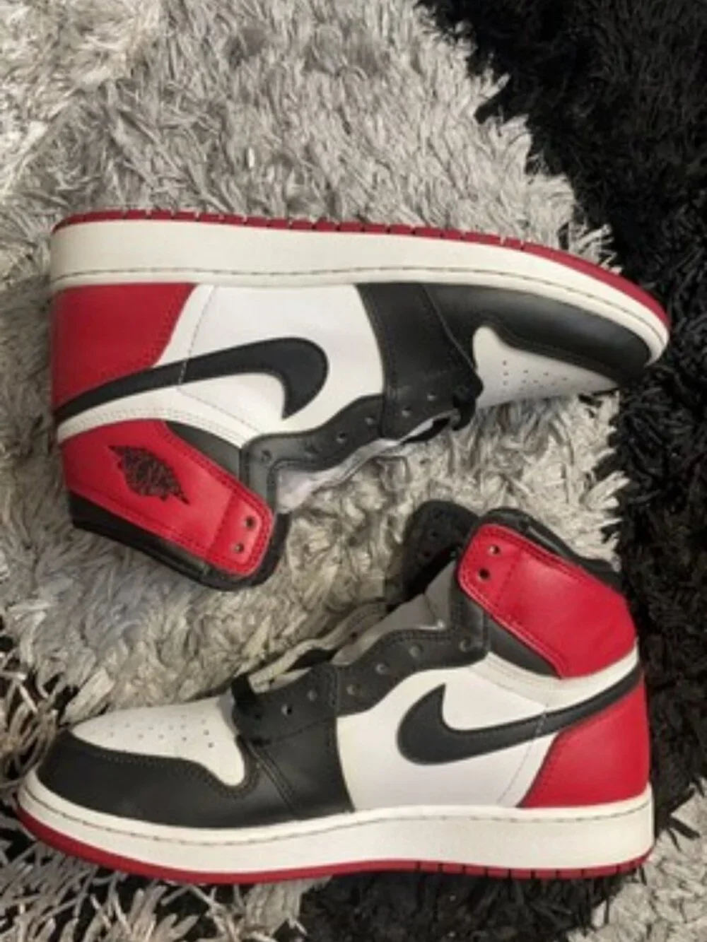 Air Jordan 1 Retro High 2016 OG Black White Red 6.5